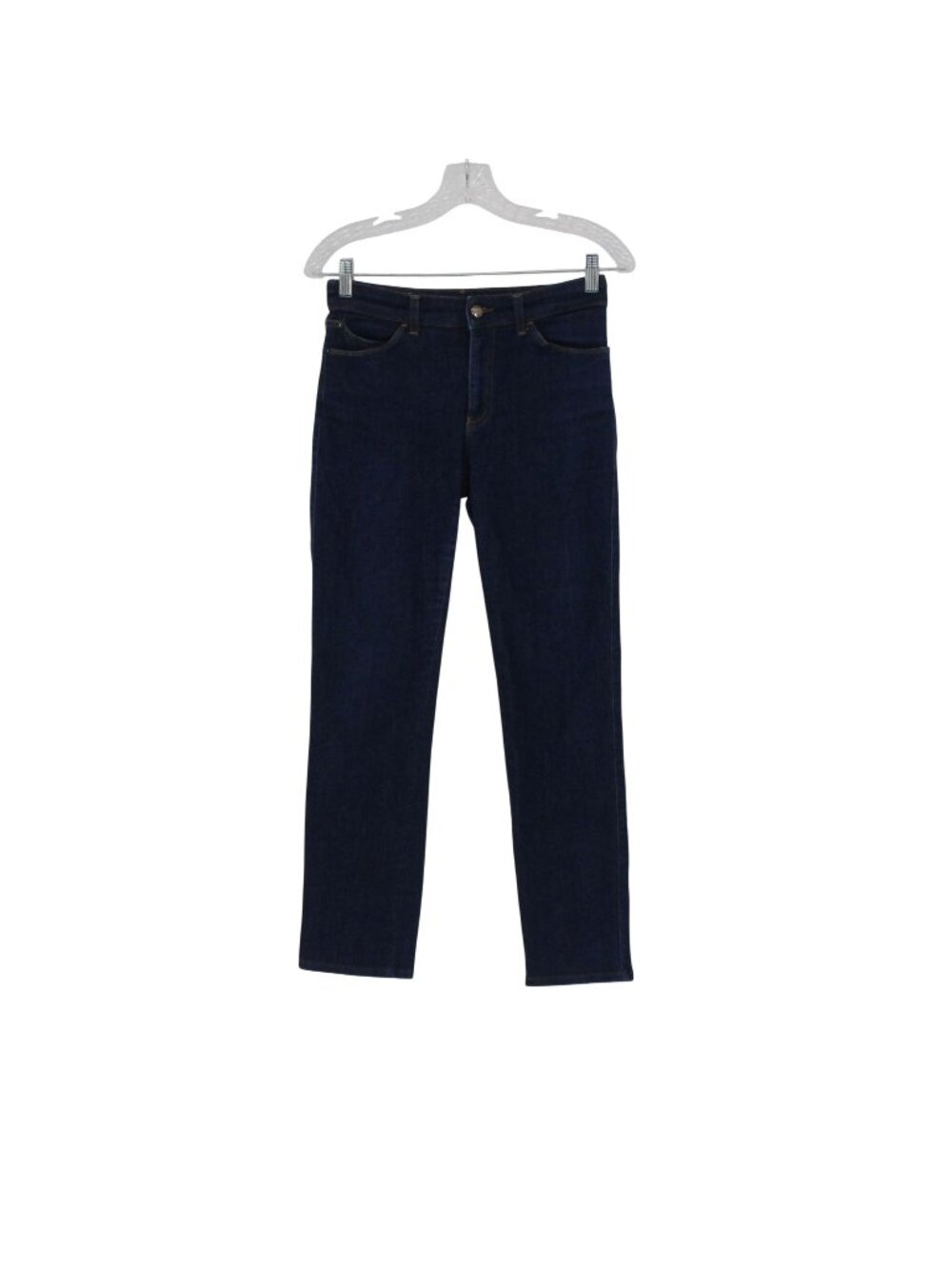 Emporio Armani Dark Wash Skinny Jeans Women Size 28 Cotton Blend
